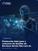 Flashcards Anki para o concurso de Auxiliar de Serviços Gerais São Luís do Piauí PI 2026 - 1.000 Flashcards